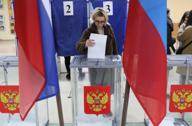 Фото: После обработки 90% бюллетеней на выборах президента РФ Путин набирает более 87% голосов