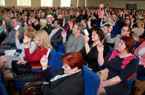В областном центре выбрали делегатов для участия в V Всебелорусском народном собрании