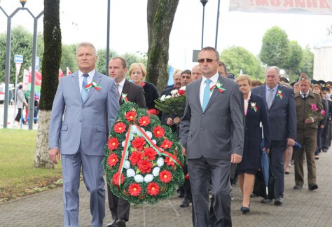 Свіслач святкуе Дзень Незалежнасці Рэспублікі Беларусь + (відэа)