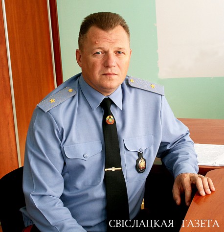 Глава областной милиции Вадим Синявский побывал в Свислочи