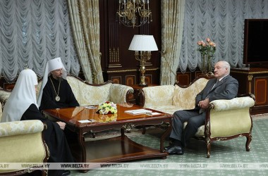 Фото: Лукашенко на встрече с Патриархом Кириллом: правда на нашей стороне, мы выдержим любое давление