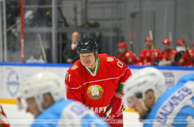 Фото: Хоккейная команда Президента выиграла у сборной Гродненской области в поединке РХЛ