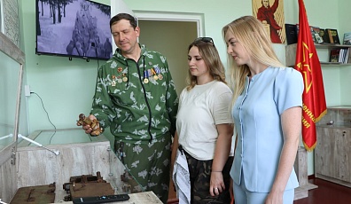 Фото: В Порозовском сельисполкоме открылась музейная комната, посвященная одному из самых трагических и героических эпизодов начала Великой Отечественной войны